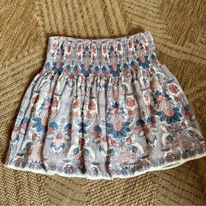 Max Studio Boho Mini Skirt